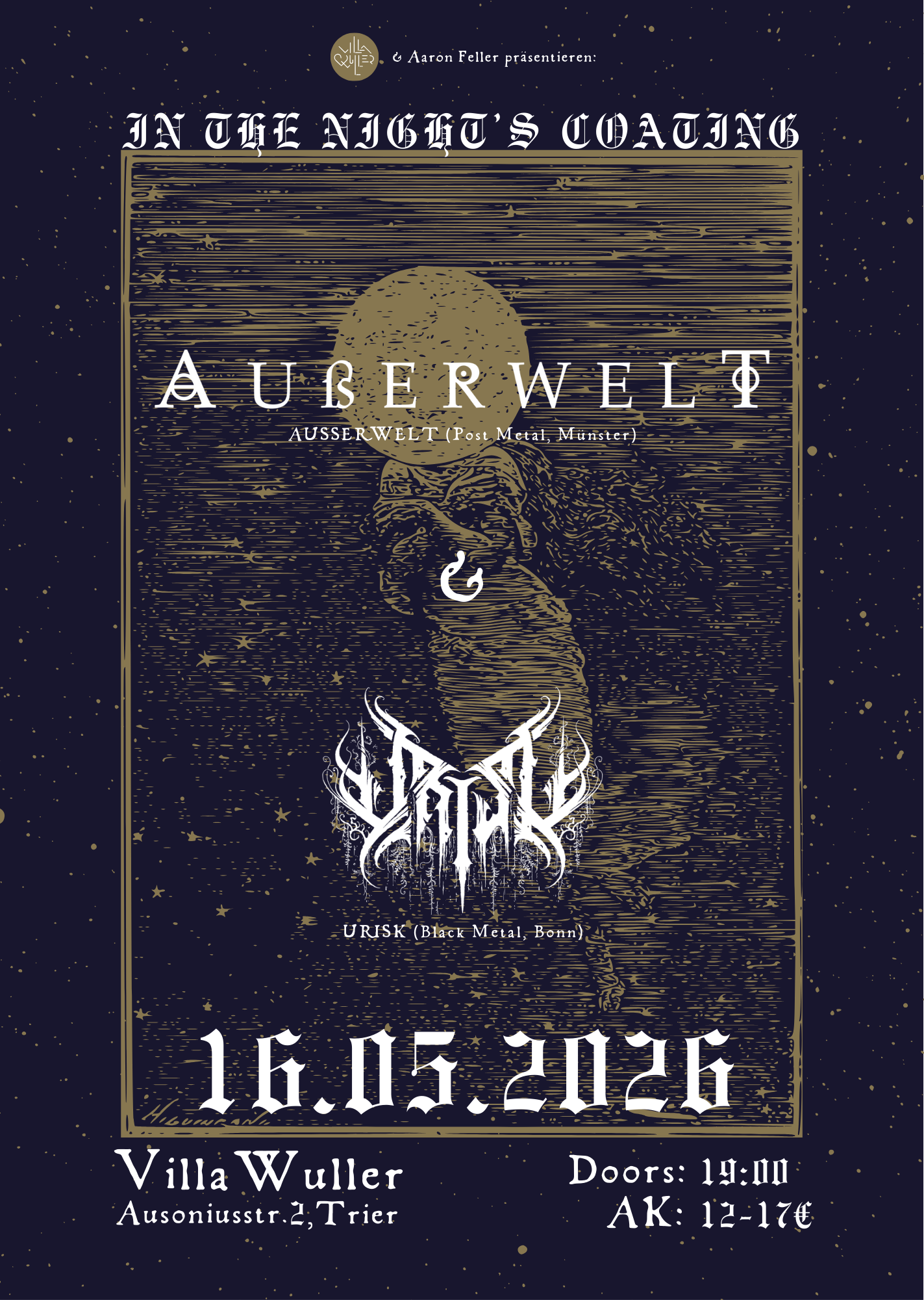 In the Night's Coating w/ AußerweltFlyer